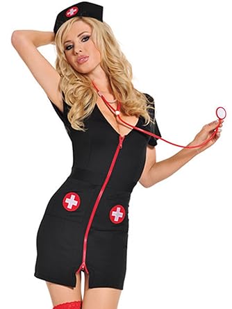 Wunhope Damen Lingerie Sexy Krankenschwester Erotik Bodydolls Reizvoll Kostüme
