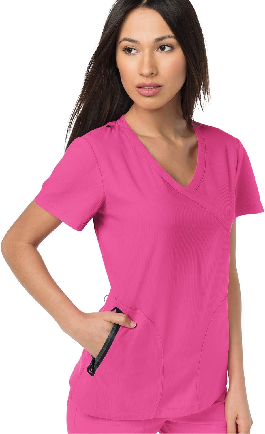 KOI Lite 367 Women's Unity Scrub Top Flamingo 3XL Clothing