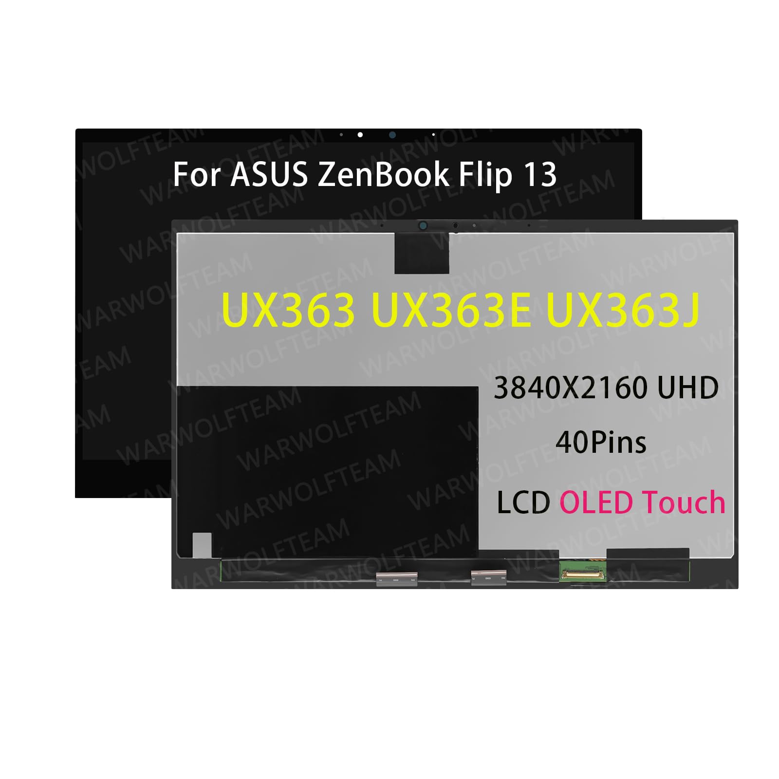 WARWOLFTEAM Replacement for ASUS ZenBook Flip 13