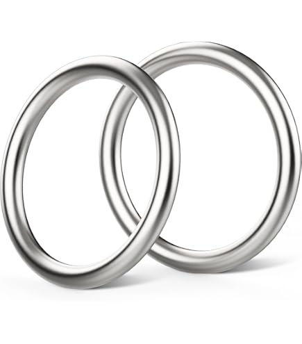 Anillo De Acero Inoxidable 304 Sin Costura - Diámetro 10 Mm, Para Pesca, Fitness, Mascotas