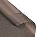 Prunend Heat-resistant Placemats Stain Resistant Anti-skid Washable PVC Table Mats Woven Vinyl Placemats, Set of 6 (brown)