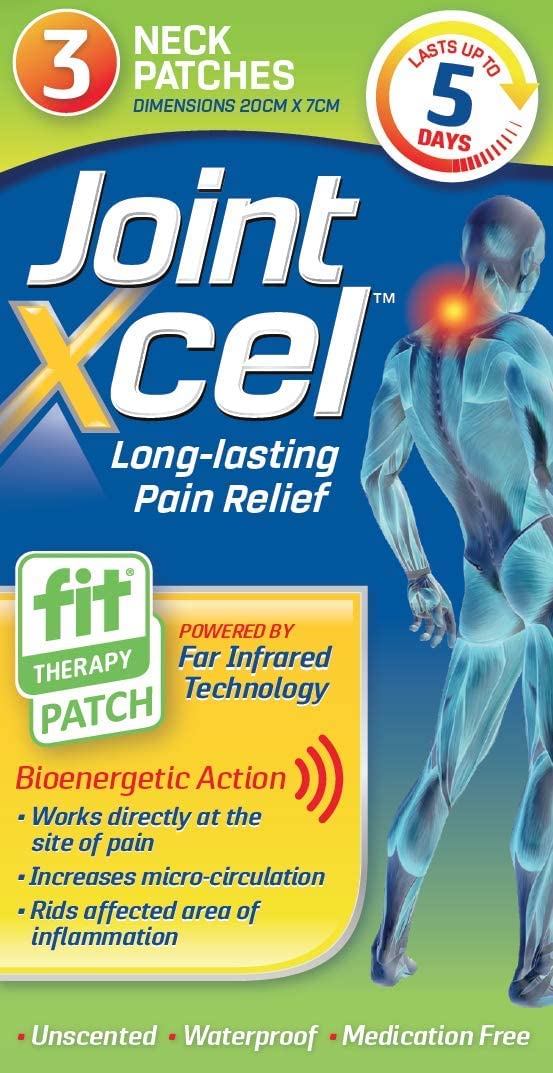 JointXcel - 3 Non-Medicated Heat-Free Neck Pain Relief Patches.