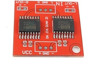 Dual Channel DRV134 Unbalanced to Balance Board Use for Balanced Input Power Board