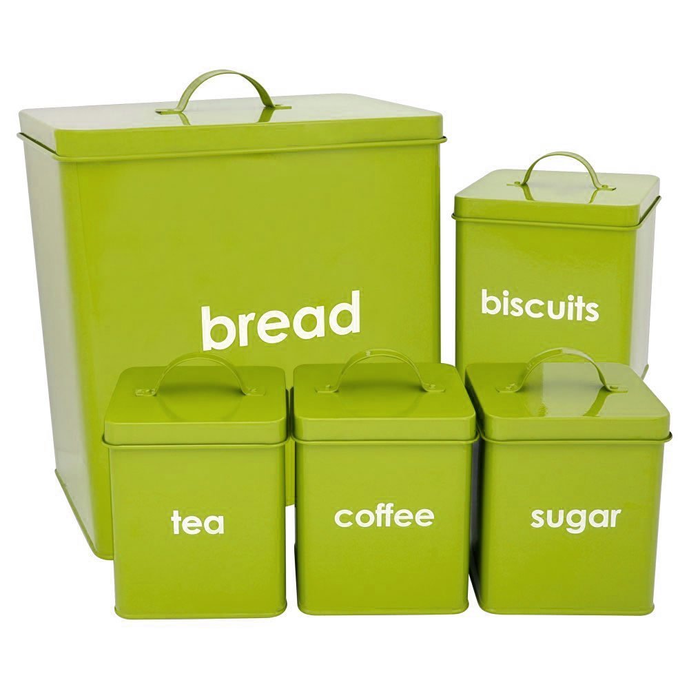 Buy Denny International® 5 Piece Kitchen Storage Includes Bread Bin
