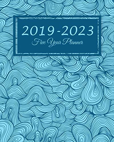 2019-2023 Five Year Planner: Blue Sea Wave Cover, 60 Months Planner For The Next Five Year 8