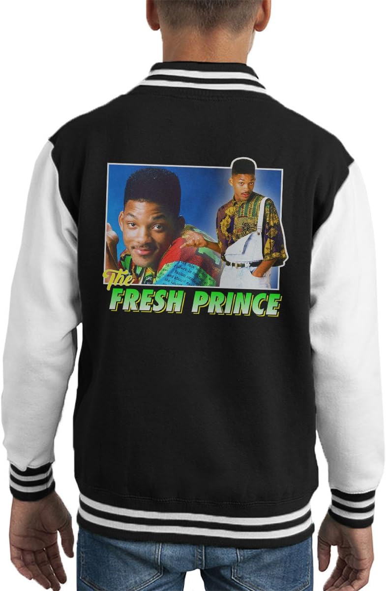 Will Smith The Fresh Prince Montage Kid's Varsity Jacket