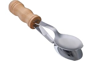 MIHEY Musical Spoons Instrument with Wooden Handle