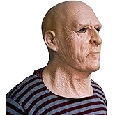 Realistic Old Man Mask Latex Mask Male Full Overhead Halloween Latex Cosplay Human