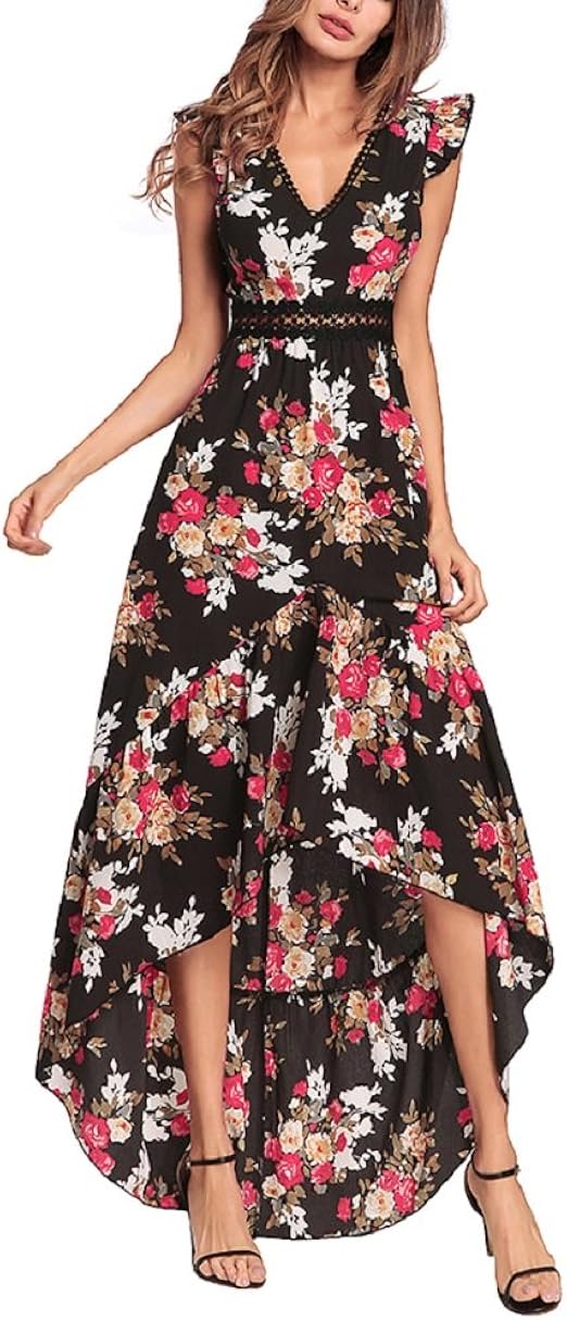 backless floral maxi dress