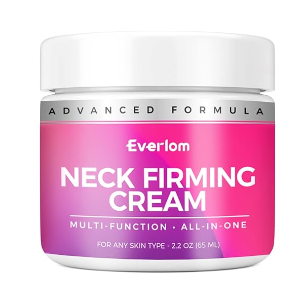 NECK CREAM FOR FIRMING TIGHTENING LIFTING: 65ML ANTI AGING TREATMENT FOR WRINKLES SAGGING SKIN – SUITABLE FOR NECK FACE JAW CHIN THROAT CHEST – FOR WOMEN MEN ADULTS SENIORS DAY NIGHT USE AT HOME WORK