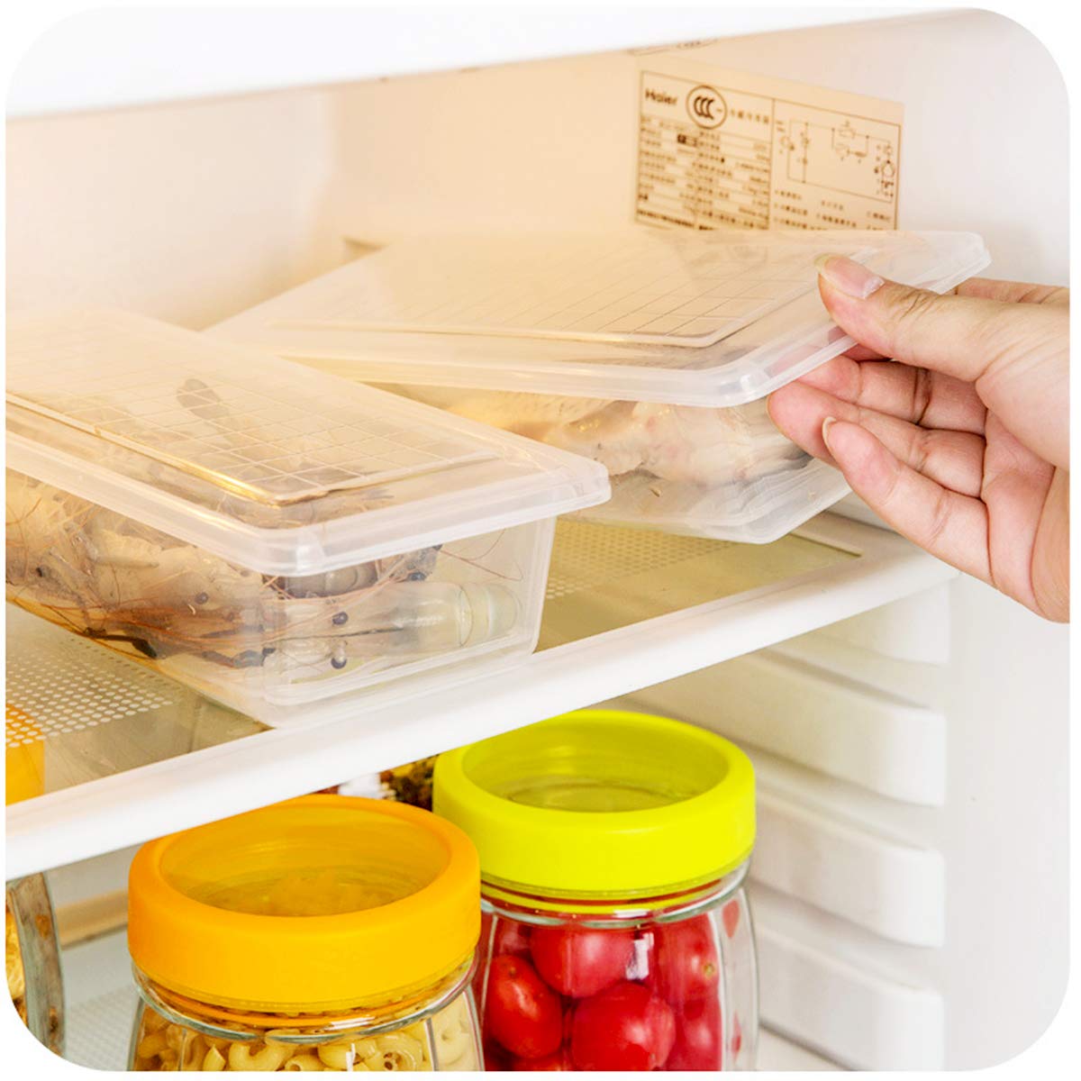 Surenhap Contenedores de Almacenamiento de Alimentos Herméticos 3 * 1