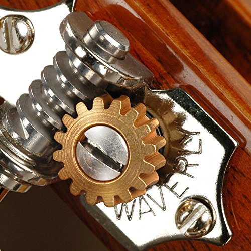 Waverly Guitar Tuners with Ivoroid Knobs, for Slotted Pegheads, Nickel, 3L/3R