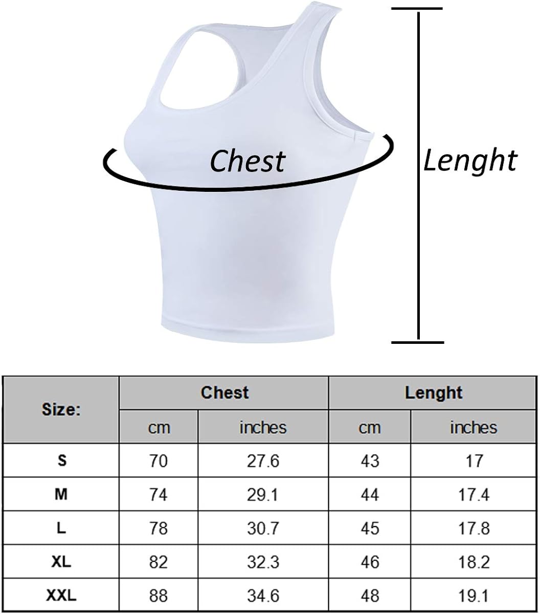 Tenpluszero 3 Pieces Cotton Basic Crop Tank Tops Sleeveless Racerback Sports Tank Tops for Women Girls Daily Wearing: Clothing