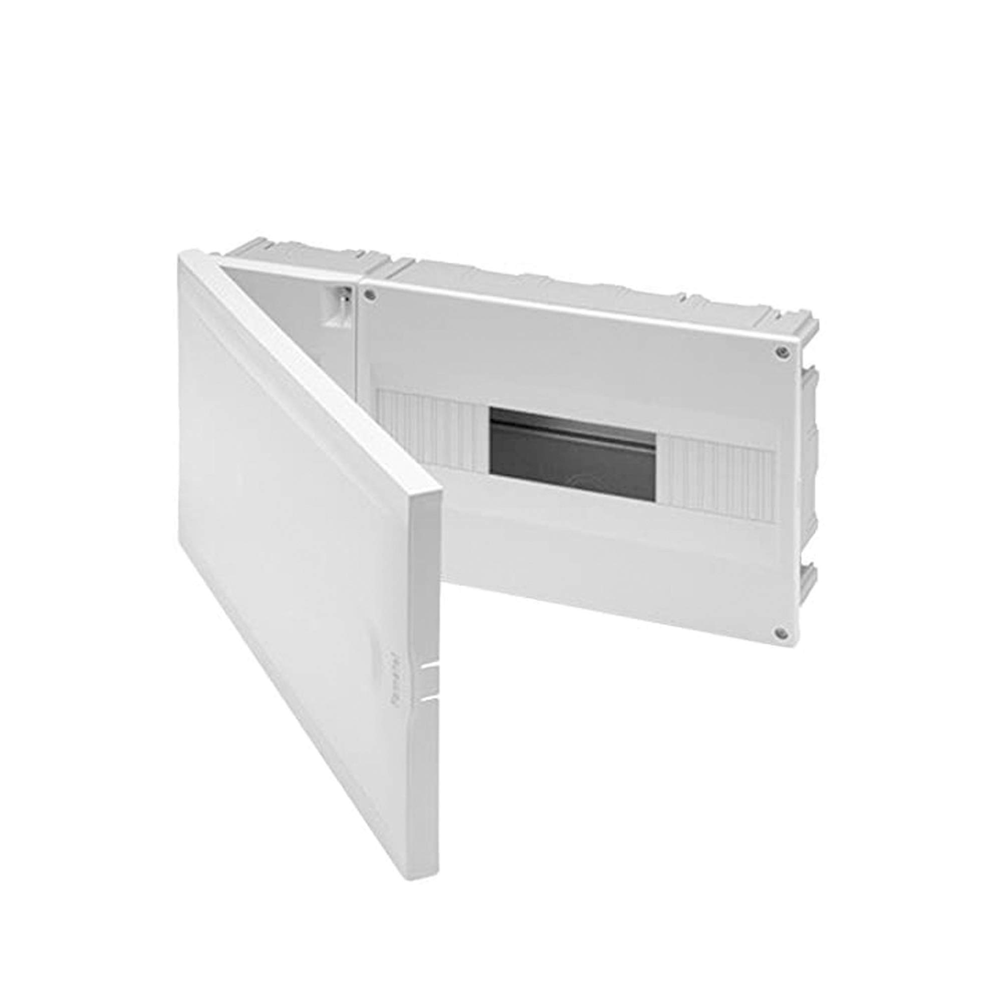 FAMATEL Vita Recessed Cabinet | IP40 | ICP 32 + 14 Elements | 195 x 395 x 62 mm | Grey, White