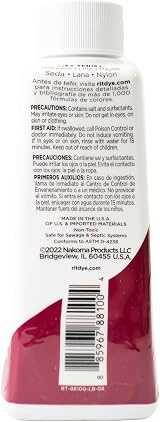Rit Dye Liquid 236ml Wine Mouldmaster Fabric Dye view 5