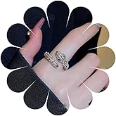 Andelaisi Boho Snake Wrap Open Ring Vintage Serpent Snake Finger Ring Silver CZ Snake Open Knuckle Ring Snake Adjustable Stacking Ring Jewelry for Women