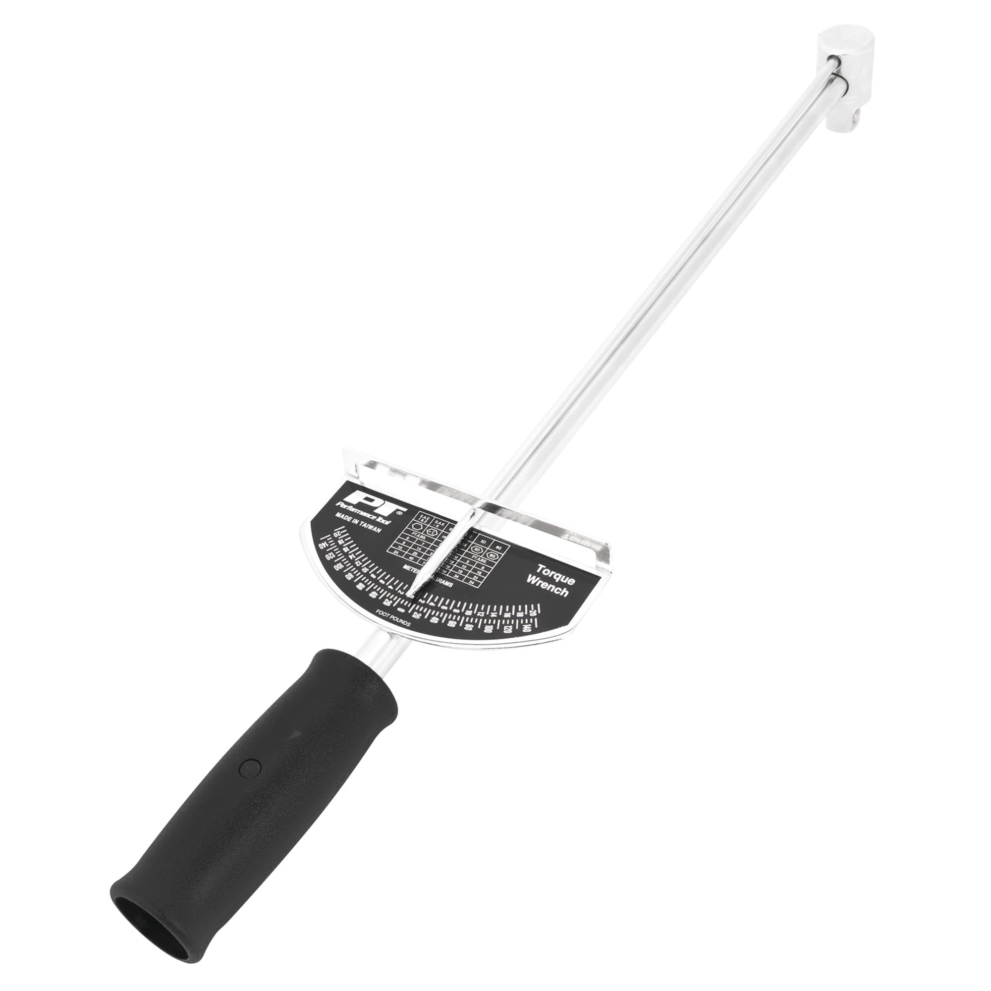 Performance Tool W3001C 1/2 in Drive Beam Style Torque Wrench 0-150 ft/lb — image 1