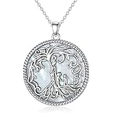 TOUPOP Gifts for Mom Tree of Life Mother Necklace 925 Sterling Silver Mother and Daughter/Son Jewelry Valentines Day Birthday Gifts for Women Grandma Wife