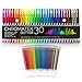 Glitter Pens 60 Set by Chromatek. Best Colors. 200% the Ink: 30 Gel Pens, 30 Refills. Super Glittery Ultra Vivid Colors. No Repeats. Professional Art Pens. Loved by Adults and Children. Perfect Gift!