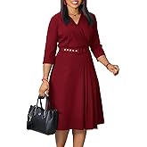 Business Work Dress for Women Elegance Church Dresses Midi Bodycon Pencil Dress Office Modest Casual Suiting Outfits