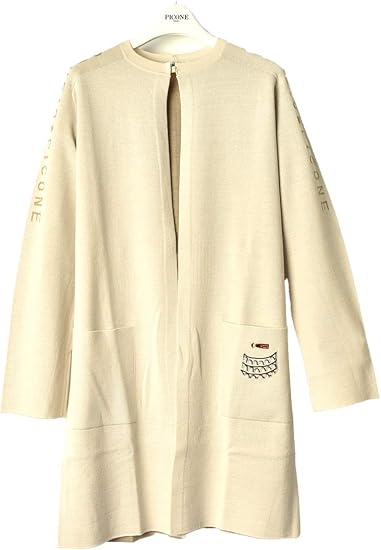 Amazon スタジオ ピッコーネ Studio Picone ロングニットカーディガン レディース P0133 M 38 ベージュ 019 カーディガン ボレロ 通販