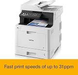 Brother DCP-L8410CDW Colour Laser Printer Wireless USB Network A4 UK Plug view 5