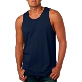 Next Level Apparel Mens Premium Jersey Tank (3633)-Midnight Navy,Large