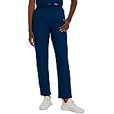 Landau Essentials Relaxed Fit 2-Pocket Elastic Scrub Pants for Women 8320