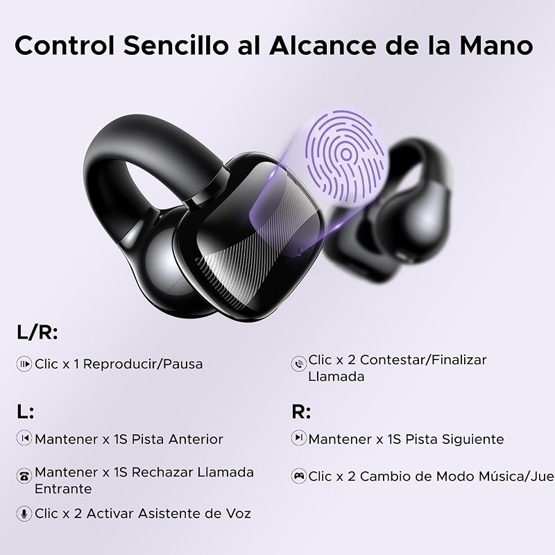 HiTune S3 Auriculares Inalámbricos Audifonos Deportivos Clip ENC 30H