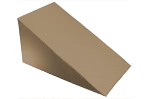 MoonRest® 24” X 24” X 12” - Bed Wedge Pillow Replacement Cover with Zipper - 100% Cotton Pillowcase for Bed Wedge - 24” X 24” X 12” - Dune
