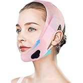 Double Chin Reducer,Chin Strap for Double Chin for Women, Face Lift Tape Improve Double Chin,23-27 Inches Upgrated V-silicone Soft Silicone Chin Strap