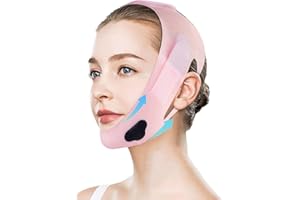 RWSEFK Double Chin Reducer,Chin Strap for Double Chin for Women, Face Lift Tape Improve Double Chin,23-27 Inches Upgrated V-silicone Soft Silicone Chin Strap