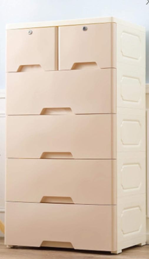 Yqtoy Plastique Armoire Armoire Enfants Armoire Chambre Armoire De Rangement Enfants Armoire Organisateur Jaune Clair 5 Etages Amazon Fr Cuisine Maison