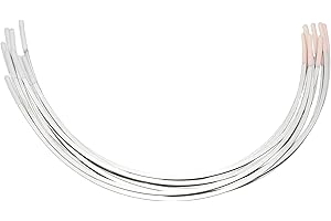 uxcell 5 Pairs Stainless Steel Underwires for Bra, 9.6 Inch Underwires for Bras Replacement Bra Wires Repair Parts Sewing Sup
