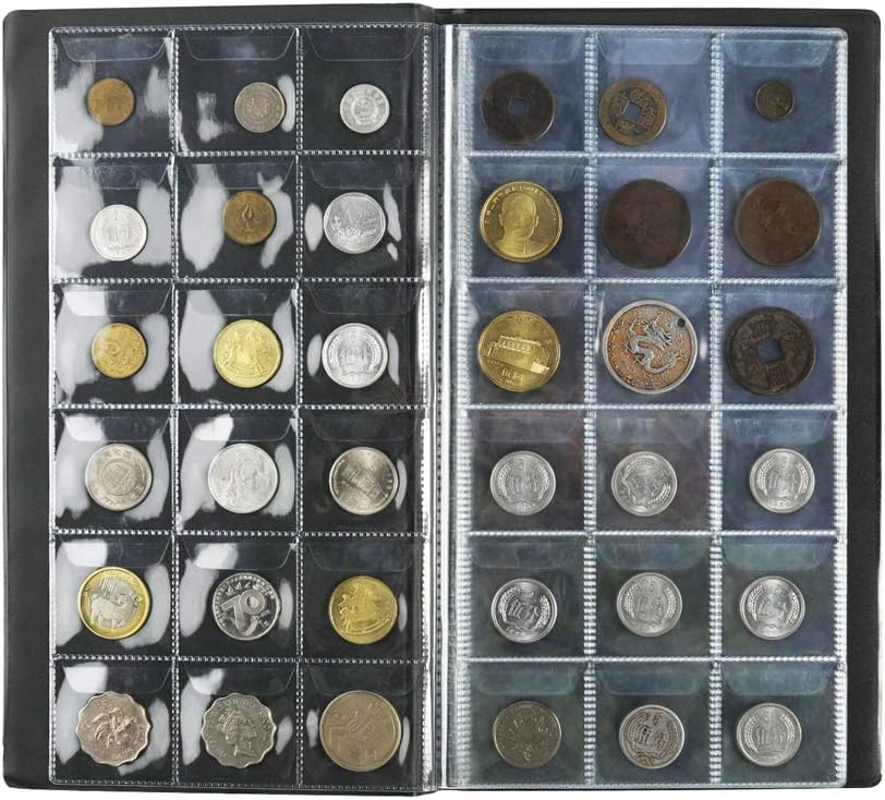 MULOVE 180 Pockets Coin Collectors Album, 50P Coin Collectors Storage