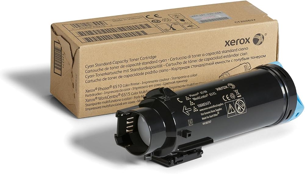 Xerox Cyan Toner 106R03473 for Phaser 6510 / Workcentre 6515 (1,000 Pages)