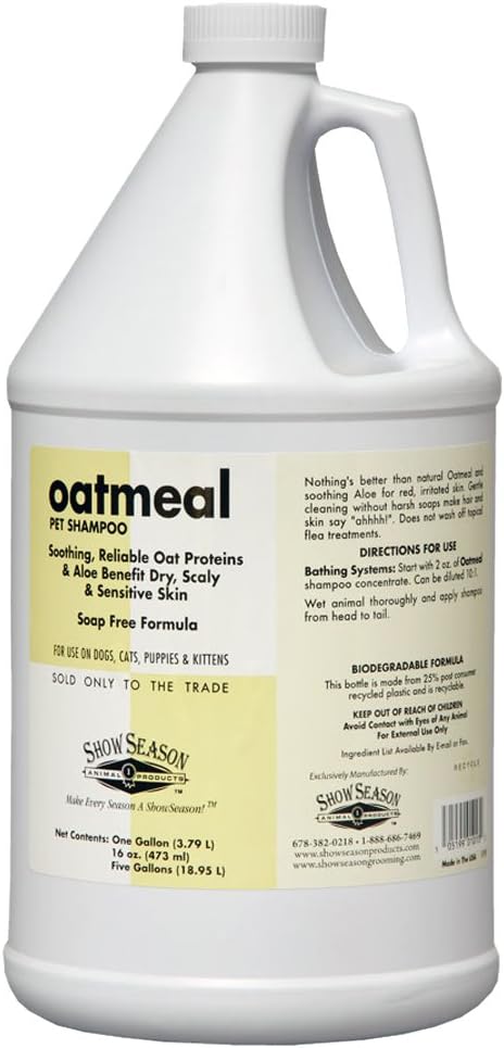 ShowSeason Oatmeal Shampoo, 1 gallon