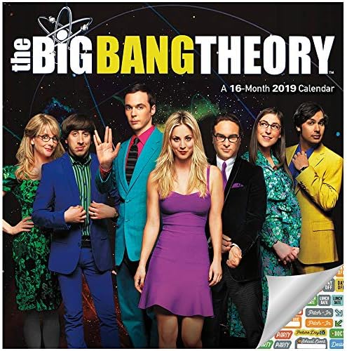 The Big Bang Theory Calendar 2019 Set - Deluxe 2019 Big Bang Theory Mini Calendar with Over 100 Calendar Stickers (The Big Bang Theory Gifts, Office Supplies)