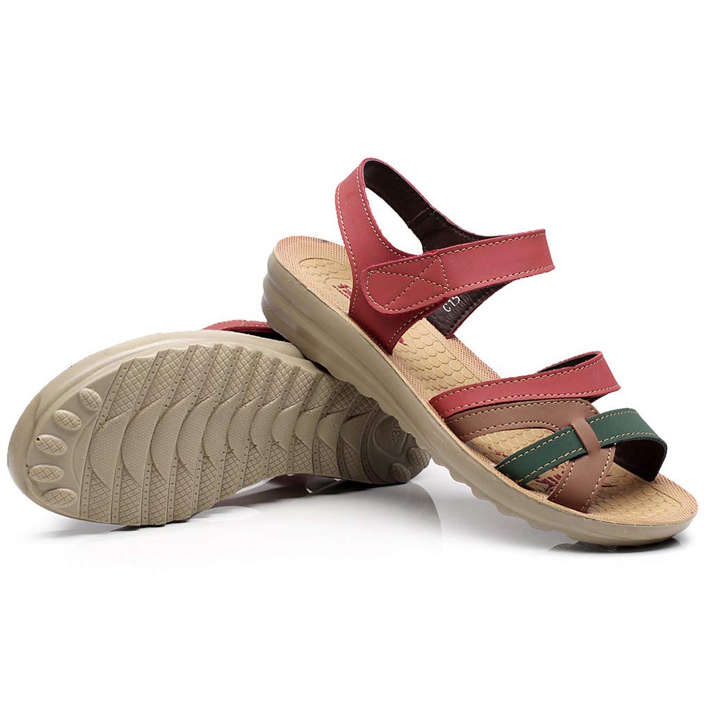 women flat gladiator shoes woman summer sandals antiskid comfortable pregnant Zapatos Mujer 