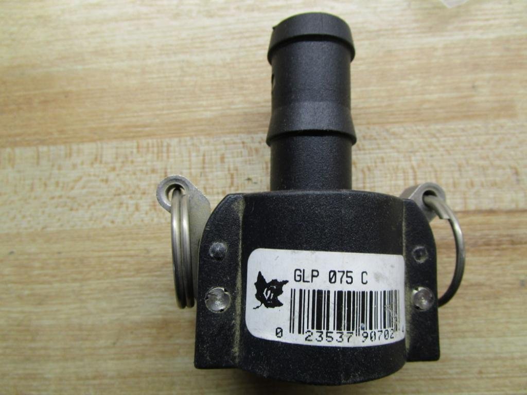 Green Leaf GLP 075 C Series Polypropylene Gator Lock Cam Lever Coupling, Locking, 3/4" Female