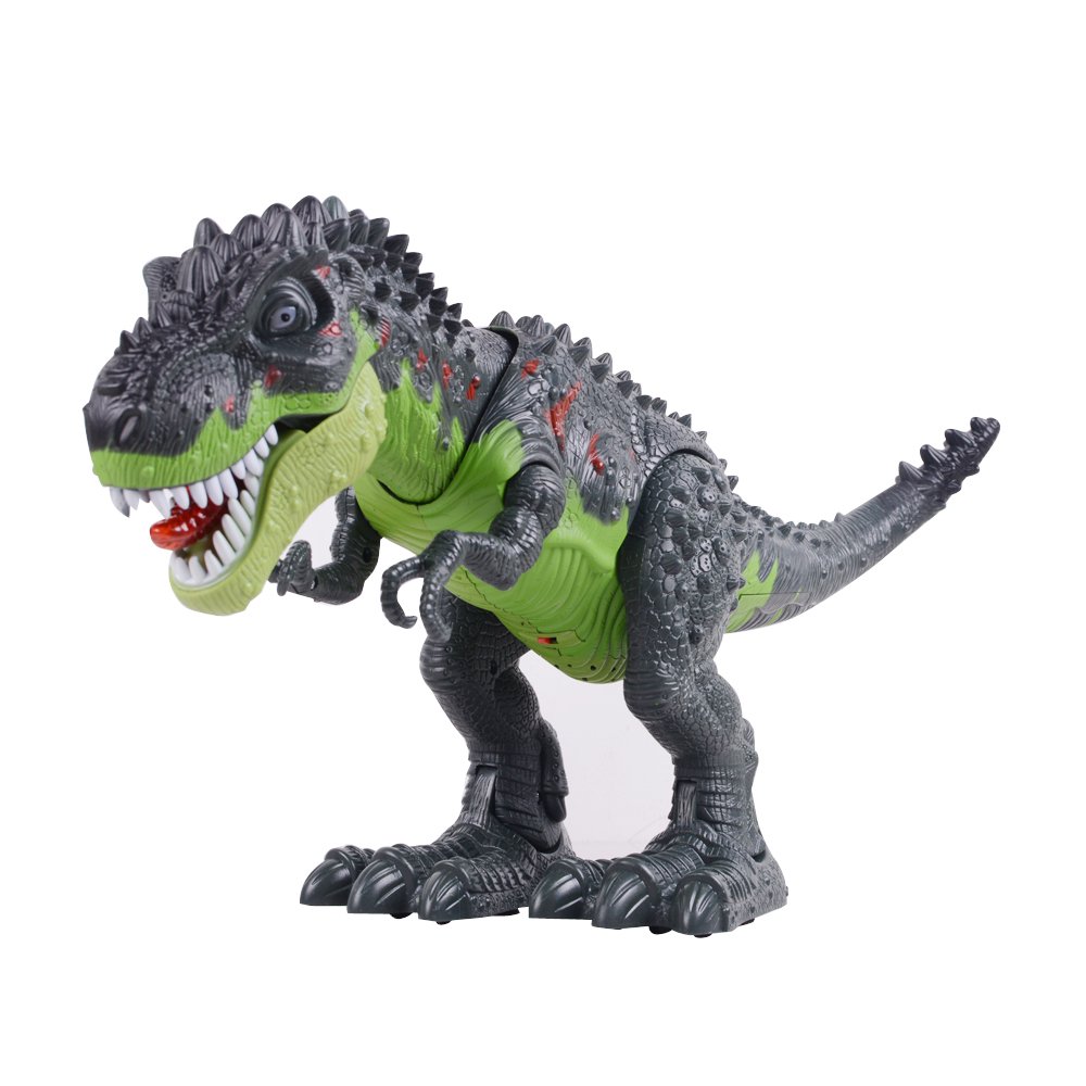 Ovovo Dinosaur Robot Toy for Boys Girls Large Size Walking Dinosaur Toy with Light and Sound, Real Movement.