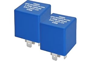 CASALYTICS 5-Pin Flasher Relay F65B-13350-AA 5C3T-13350-AA TBB89 (Pack of 2) - Fixes Fast Hyper Flash for Turn Signals & Hazard Warnings - Replace for Ford Expedition, Lincoln Navigator, Mercury Grand Marquis