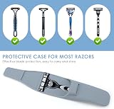 WrteEase Travel Silicone Razor Case Portable Shaver Cover Waterproof Organizer view 7
