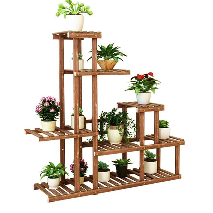 Guolipin Blumenregal para el jardín Patio Esquina Interior ...