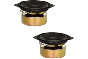 Goldwood Sound, Inc. Stage Subwoofer, Shielded 4" Woofers 70 Watt Each 8ohm Replacement 2 Speaker Set (GW-204/8S-2)