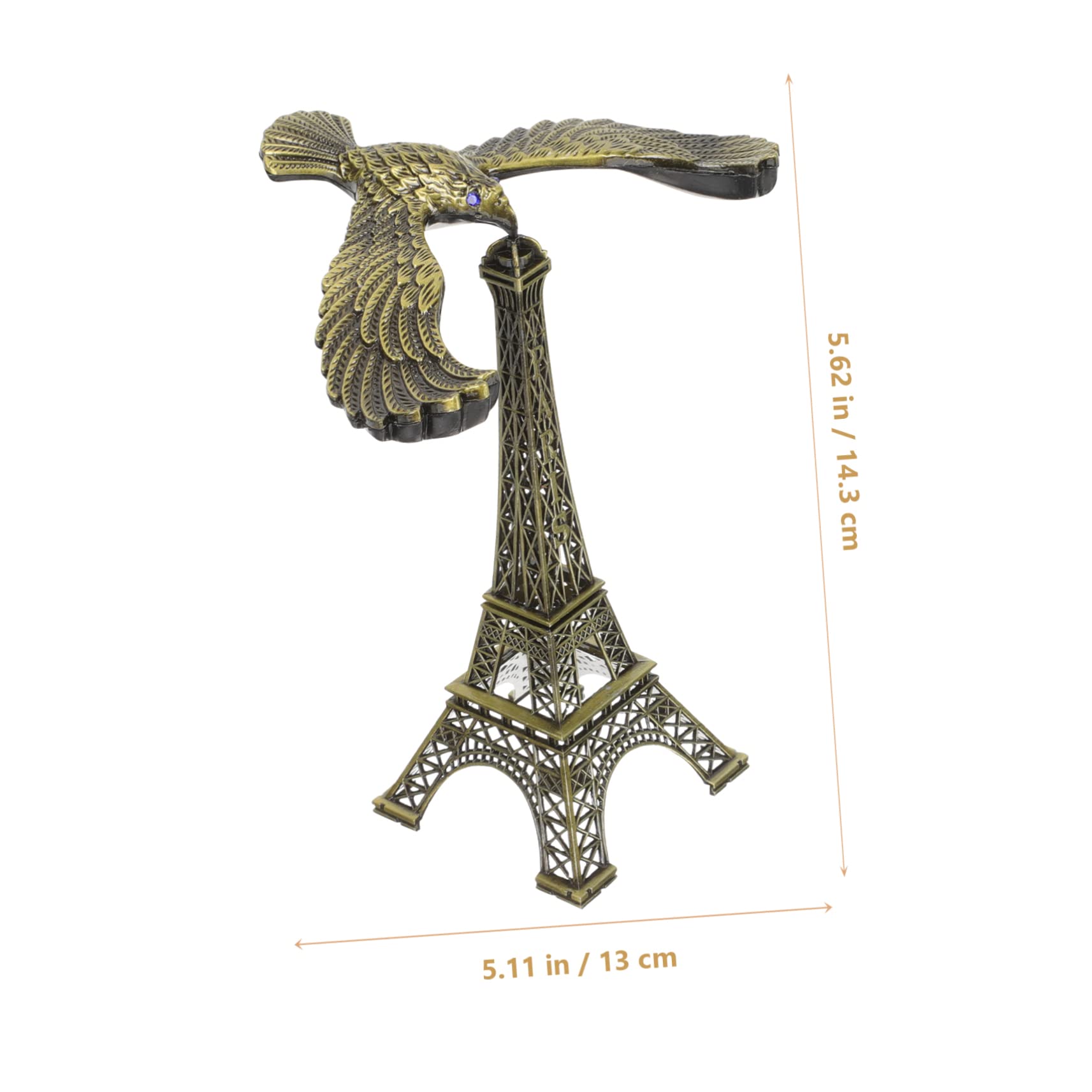Ciieeo Balancing Eagle Toy - Metal Eiffel Tower Balance Bird Centerpiece Table Decoration Swinging Sticks Office Model Porch Alloy