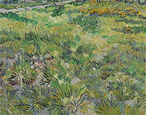 'Vincent Van Gogh Long Grass With Butterflies ' Oil Painting, 8 X 10 Inch / 20 X 26 Cm ,printed On Polyster Canvas ,this Imitations Art DecorativePrints On Canvas Is Perfectly Suitalbe For Gift For Bf And Gf And Home Decoration And Gifts