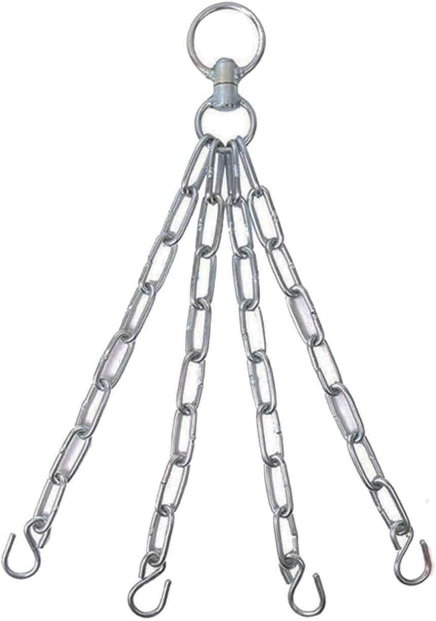 Aasta 4 Panels Punching Bag Stainless Steel chain with Swivel Hanging Hanging Wall Mount Hook Chains Used in Boxing Pads Indoor Gym Punching Bag Holding Home Stand Set MMA UFC