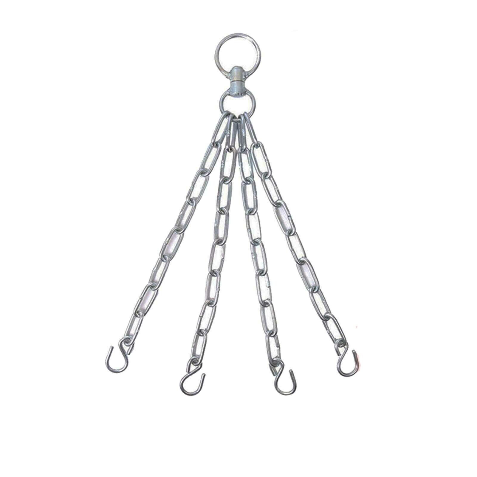Aasta 4 Panels Punching Bag Stainless Steel chain with Swivel Hanging Hanging Wall Mount Hook Chains Used in Boxing Pads Indoor Gym Punching Bag Holding Home Stand Set MMA UFC