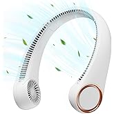 Gaiatop Portable Neck Fan Rechargeable, Hands-Free 360° Cooling, 23.5hrs Runtime, Battery Powered Personal Wearable Fan Quiet
